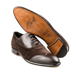 Añel Brown Suede Italian Dress shoes - ARCL - 002